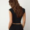 Basics tailliertes Crop-T-Shirt Basics tailliertes Crop-T-Shirt