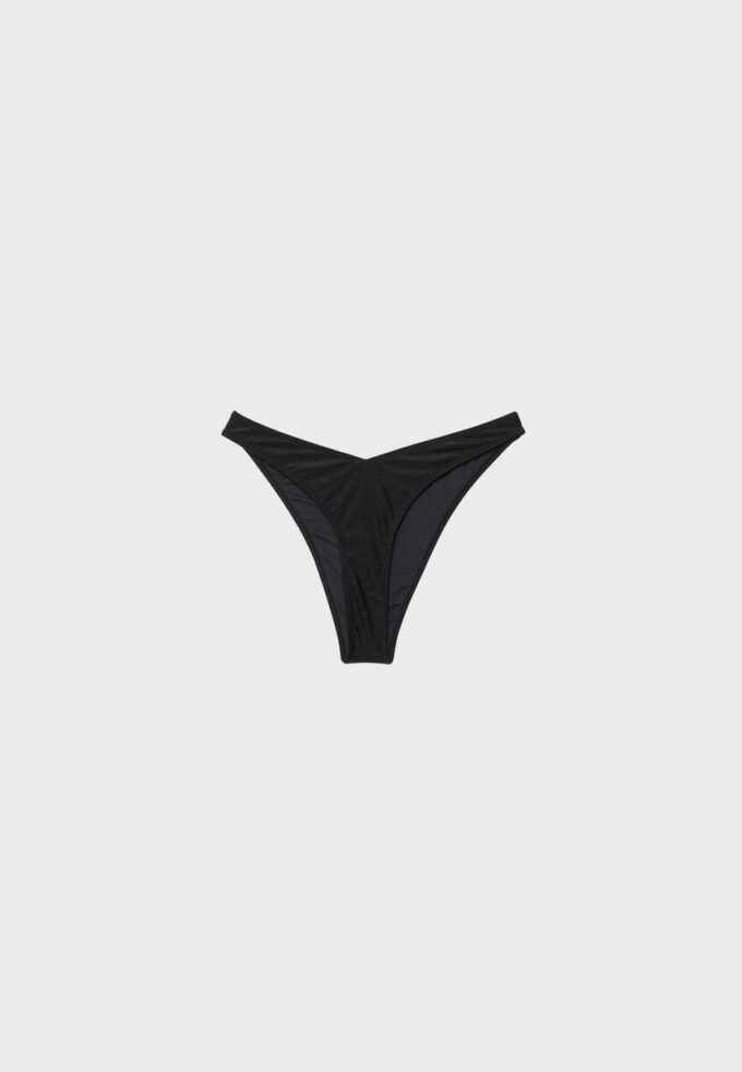Basics-Version des brasilianischen Bikini-Slips mit V-Ausschnitt Basics-Version des brasilianischen Bikini-Slips mit V-Ausschnitt