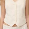 Basics-Weste aus Leinenmischung Basics-Weste aus Leinenmischung