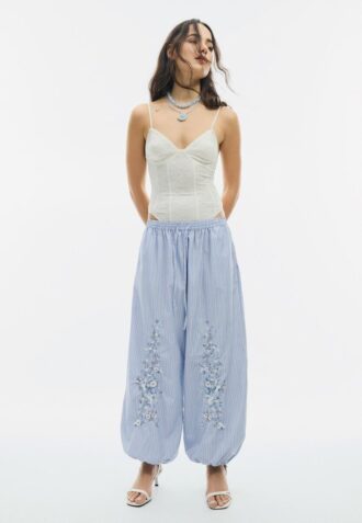 Bestickte Ballonhose