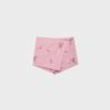 Bestickter gestreifter Sarong-Skort Bestickter gestreifter Sarong-Skort