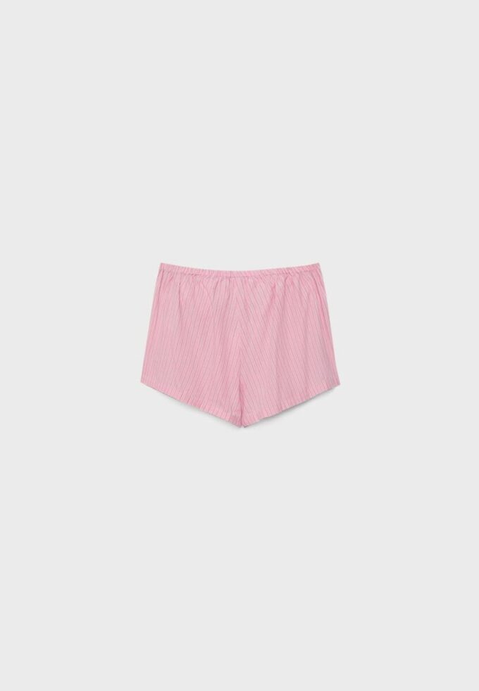 Bestickter gestreifter Sarong-Skort Bestickter gestreifter Sarong-Skort