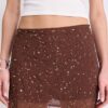 Bestickter Mini-Skort