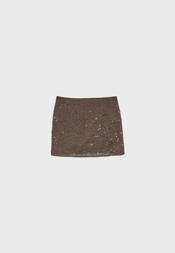 Bestickter Mini-Skort