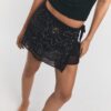 Bestickter Wickel-Mini-Skort