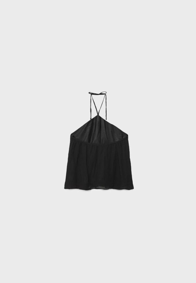 Besticktes Neckholder-Oberteil Besticktes Neckholder-Oberteil