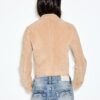 Bikerjacke aus 100 % Leder