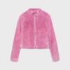 Bikerjacke aus 100 % Leder