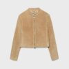 Bikerjacke aus 100 % Leder