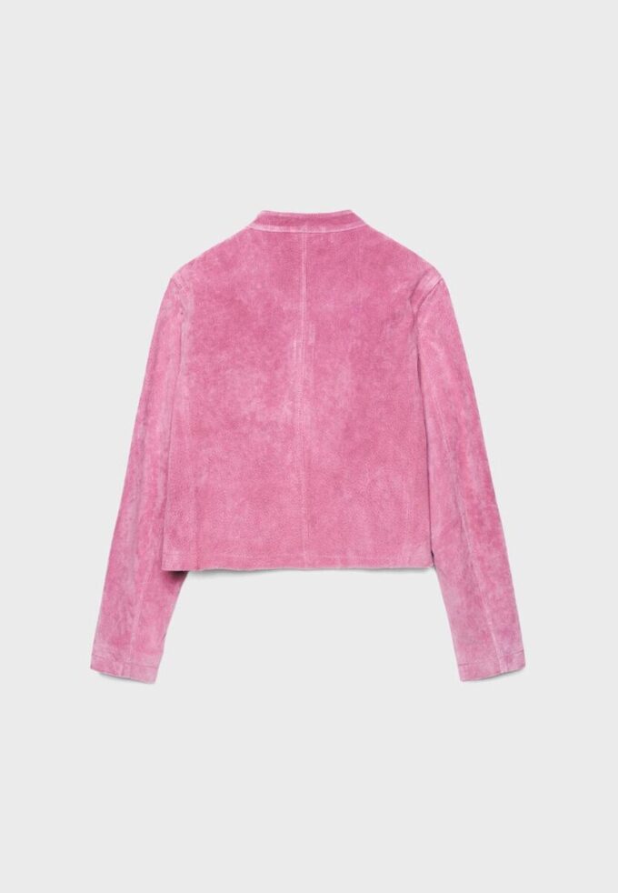 Bikerjacke aus 100 % Leder