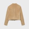 Bikerjacke aus 100 % Leder