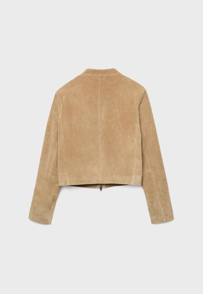 Bikerjacke aus 100 % Leder