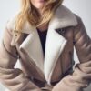 Bikerjacke aus Kunstwildleder