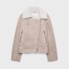 Bikerjacke aus Kunstwildleder