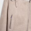 Bikerjacke aus Kunstwildleder