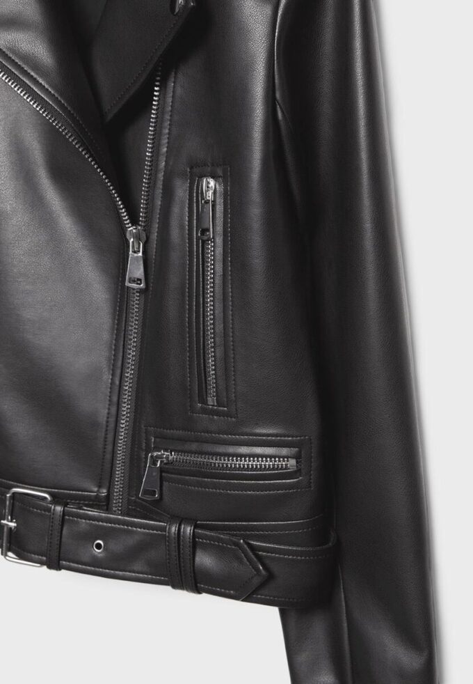 Bikerjacke in Lederoptik Bikerjacke in Lederoptik