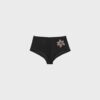 Bikini-Höschen mit gestickten Blumen