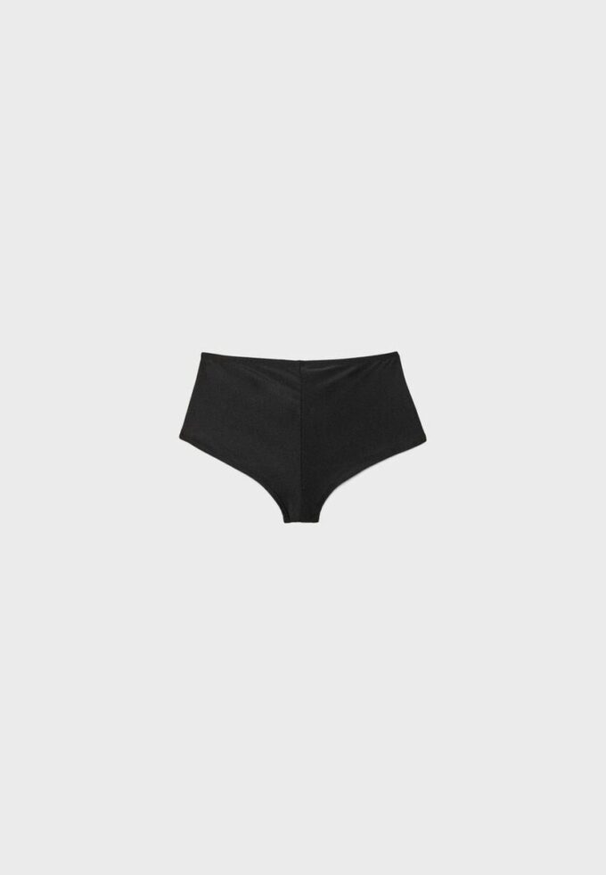 Bikini-Höschen mit gestickten Blumen