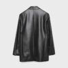 Blazer in Regular Fit mit Lederoptik