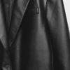 Blazer in Regular Fit mit Lederoptik