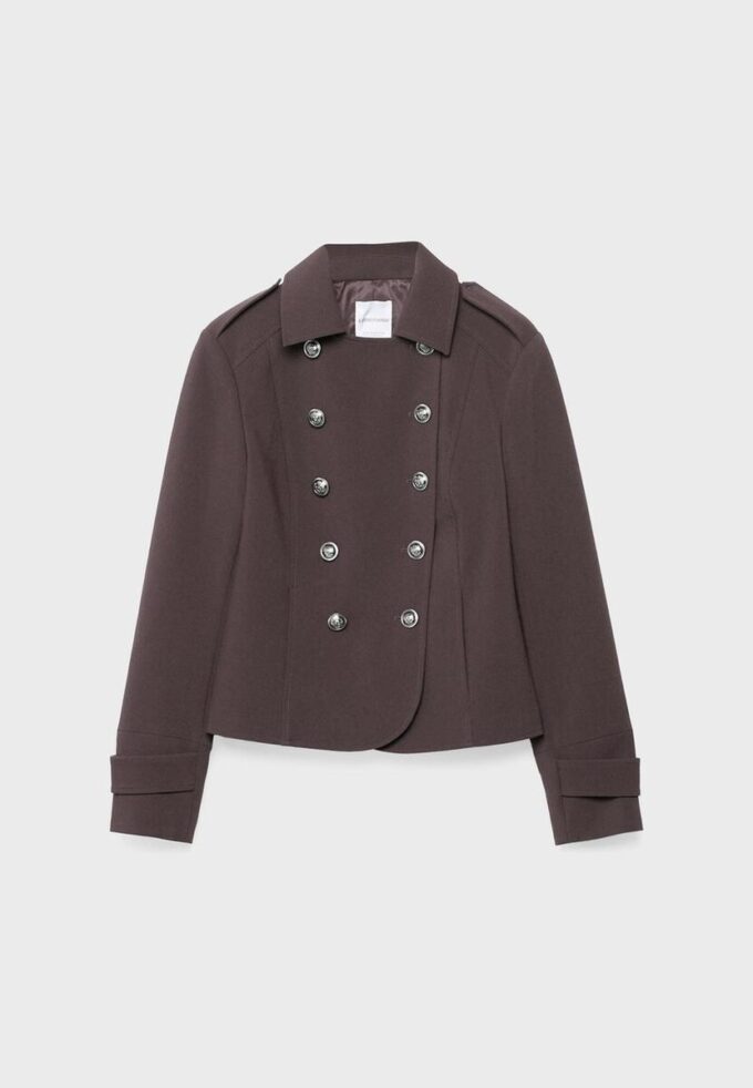Blazer mit gravierten Knöpfen Blazer mit gravierten Knöpfen