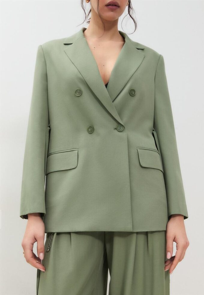 Blazer mit Gürtel Blazer mit Gürtel