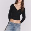 Bluse mit Knöpfen