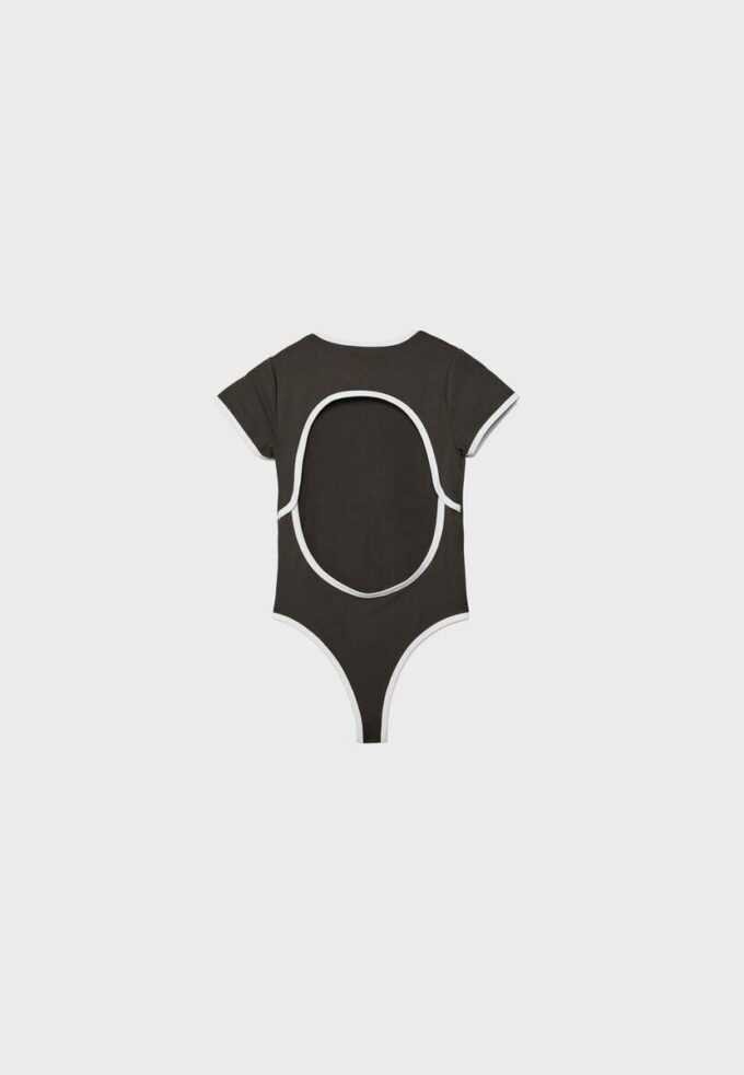 Bodysuit mit Ausschnitt am Rücken Bodysuit mit Ausschnitt am Rücken