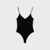 Bodysuit mit V-Ausschnitt und Trägern Bodysuit mit V-Ausschnitt und Trägern