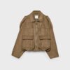 Bomberjacke aus Kunstwildleder Bomberjacke aus Kunstwildleder