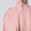 Bomberjacke aus Kunstwildleder Bomberjacke aus Kunstwildleder