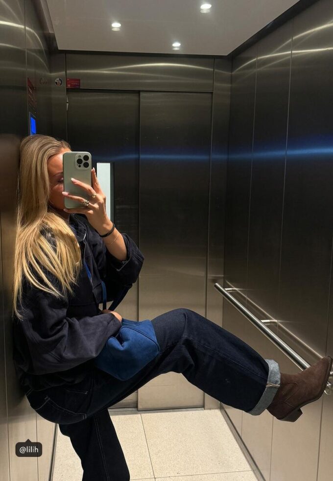 Bomberjacke aus Kunstwildleder
