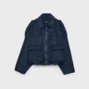 Bomberjacke aus Kunstwildleder