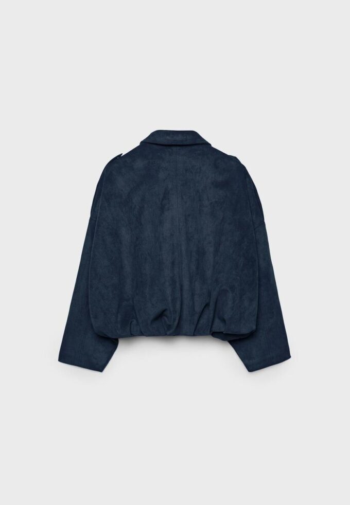 Bomberjacke aus Kunstwildleder