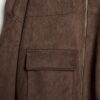 Bomberjacke aus Kunstwildleder Bomberjacke aus Kunstwildleder