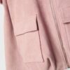 Bomberjacke aus Kunstwildleder Bomberjacke aus Kunstwildleder