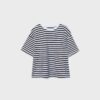 Boxy-T-Shirt mit kurzen Ärmeln