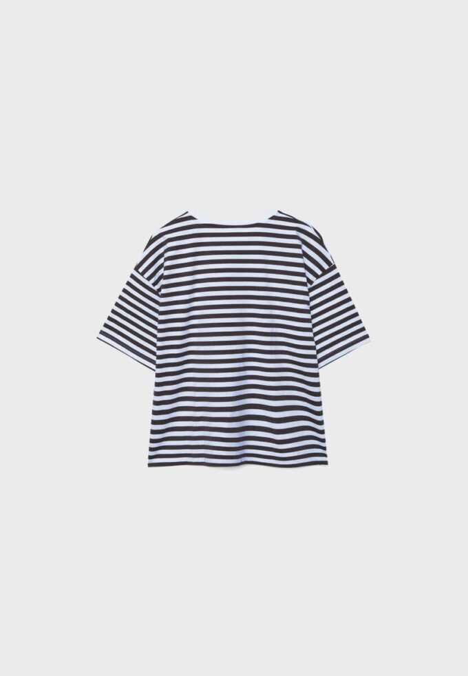 Boxy-T-Shirt mit kurzen Ärmeln