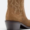 Cowboy-Stiefeletten aus Leder mit Absatz