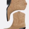 Cowboy-Stiefeletten aus Spaltleder