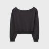 Cropped-Sweatshirt im Washed-Look Cropped-Sweatshirt im Washed-Look