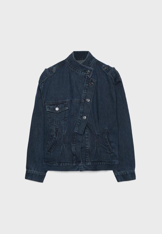 Cross-Over-Jeansjacke Cross-Over-Jeansjacke