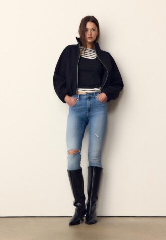 D07 Skinny-Jeans mit normaler Leibhöhe