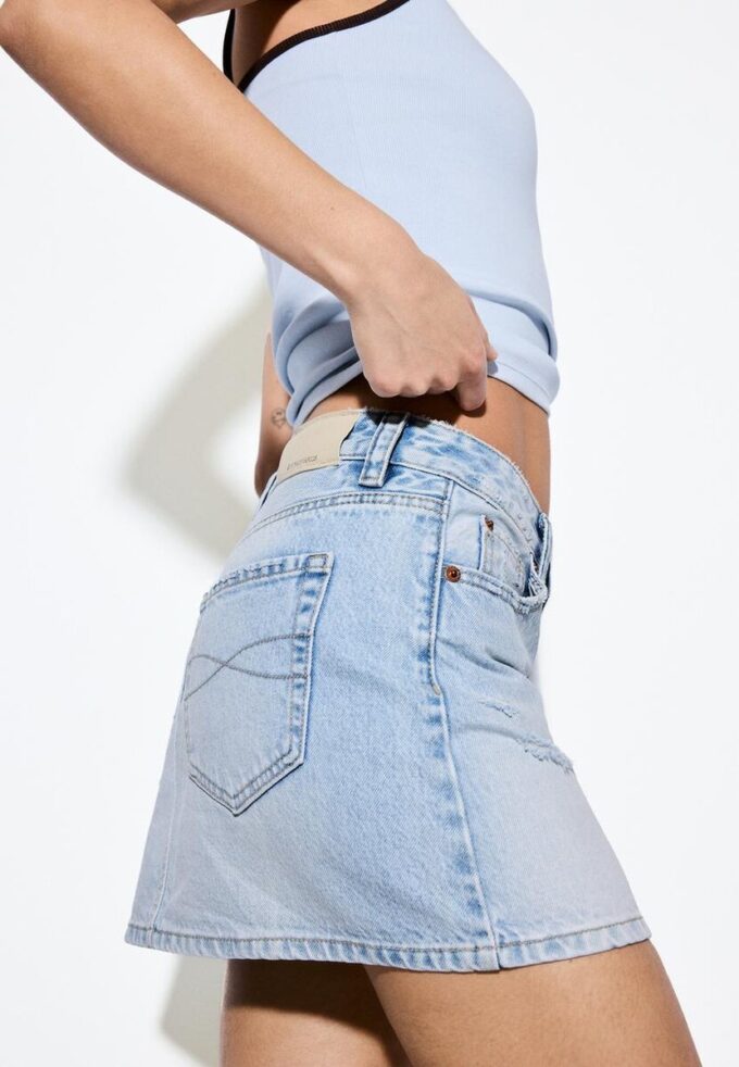 D60 Denim-Minirock D60 Denim-Minirock