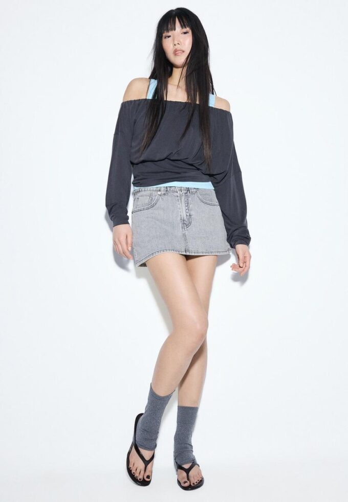 D62 Denim-Skort D62 Denim-Skort