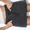 D62 Denim-Skort mit Nieten D62 Denim-Skort mit Nieten