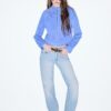 D68 Boot-Cut-Jeans mit Gürtel D68 Boot-Cut-Jeans mit Gürtel
