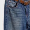 D68 Boot-Cut-Jeans mit Gürtel D68 Boot-Cut-Jeans mit Gürtel