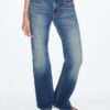 D68 Boot-Cut-Jeans mit Gürtel D68 Boot-Cut-Jeans mit Gürtel
