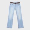 D68 Boot-Cut-Jeans mit Gürtel D68 Boot-Cut-Jeans mit Gürtel